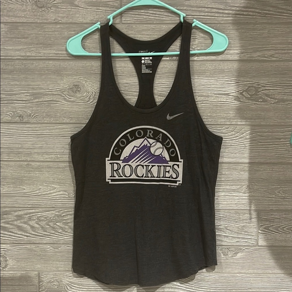 Nike Dark Grey Tank Top Athletic Style
